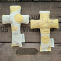 Well Worn Quilted Prayer Comfort Cross -Light of the World