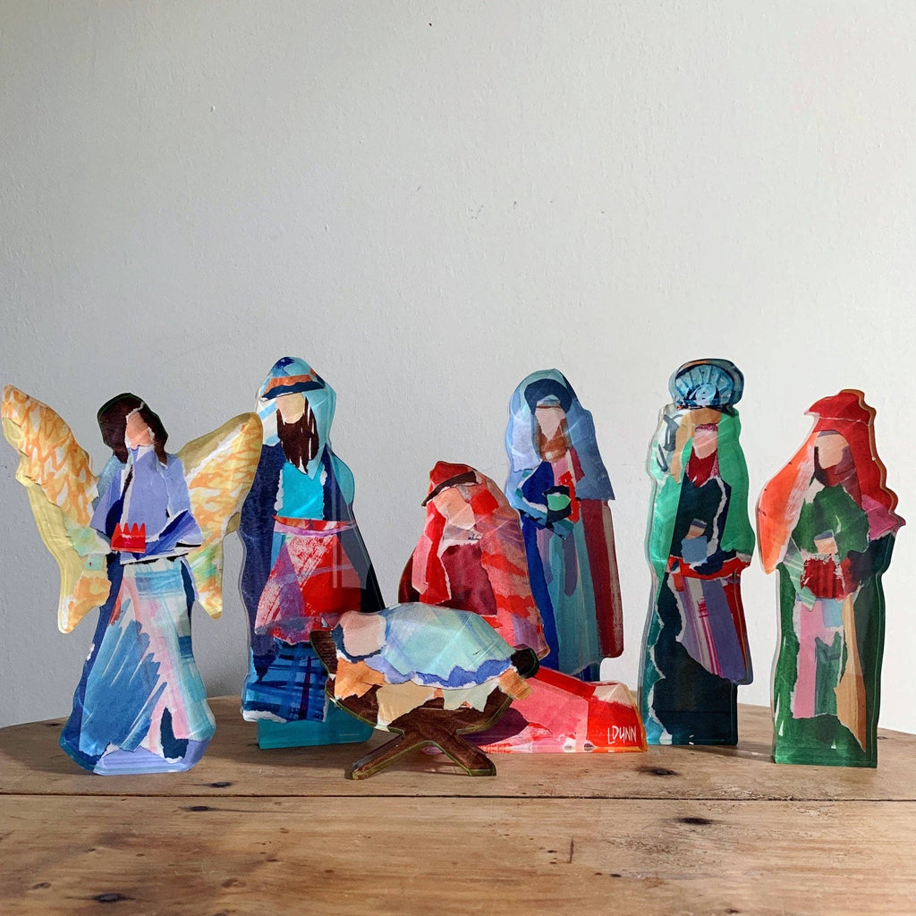 Acrylic Nativity Set
