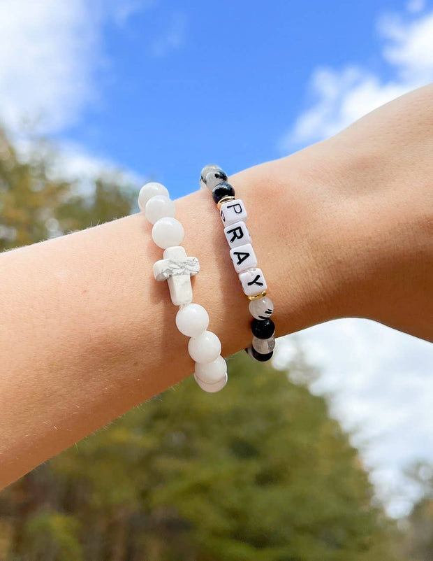 Pray Letter Bracelet