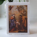 Holy Family on Deckled-edge Handmade Paper Sacred Art Print