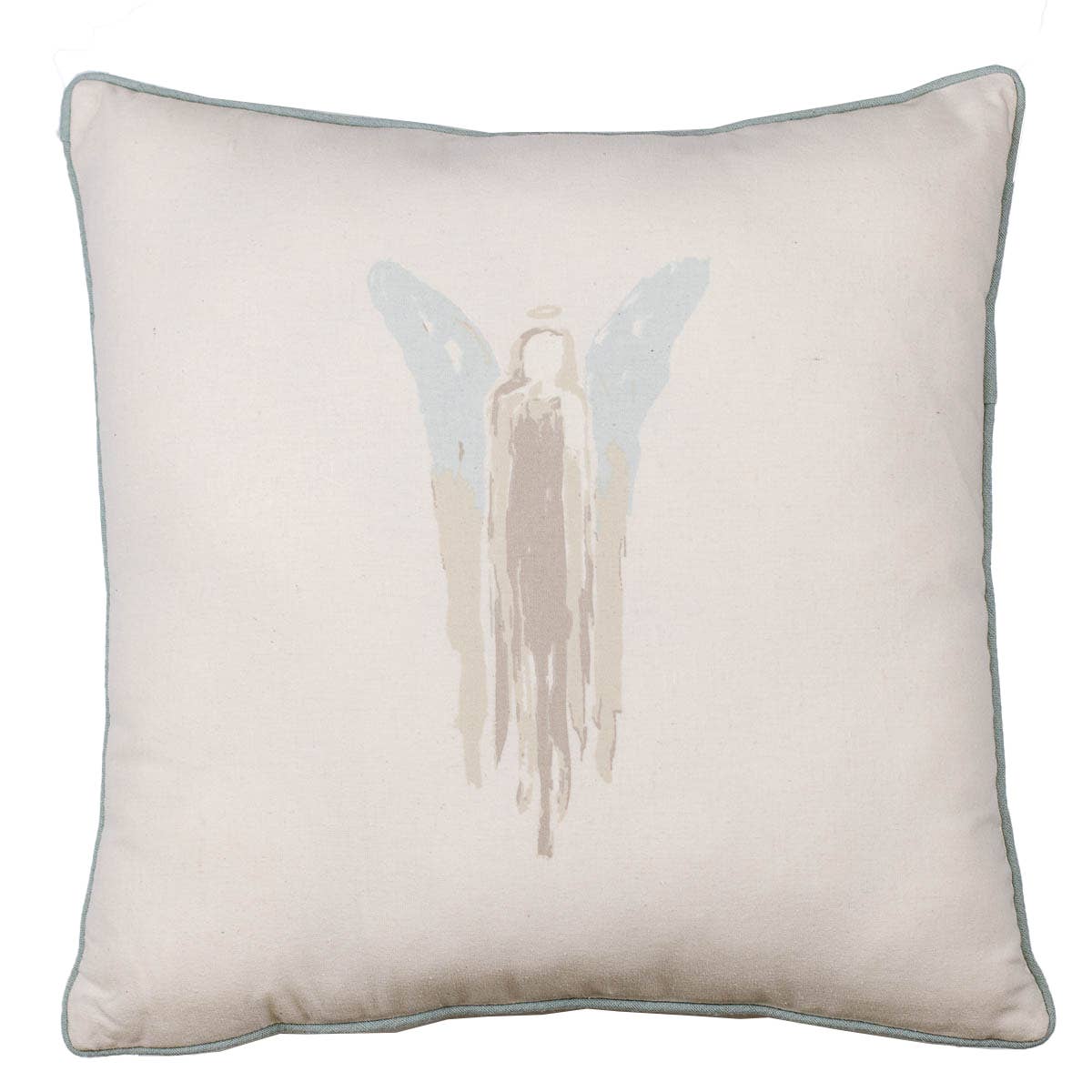 Angel Pillow   Soft White/Ice   18x18