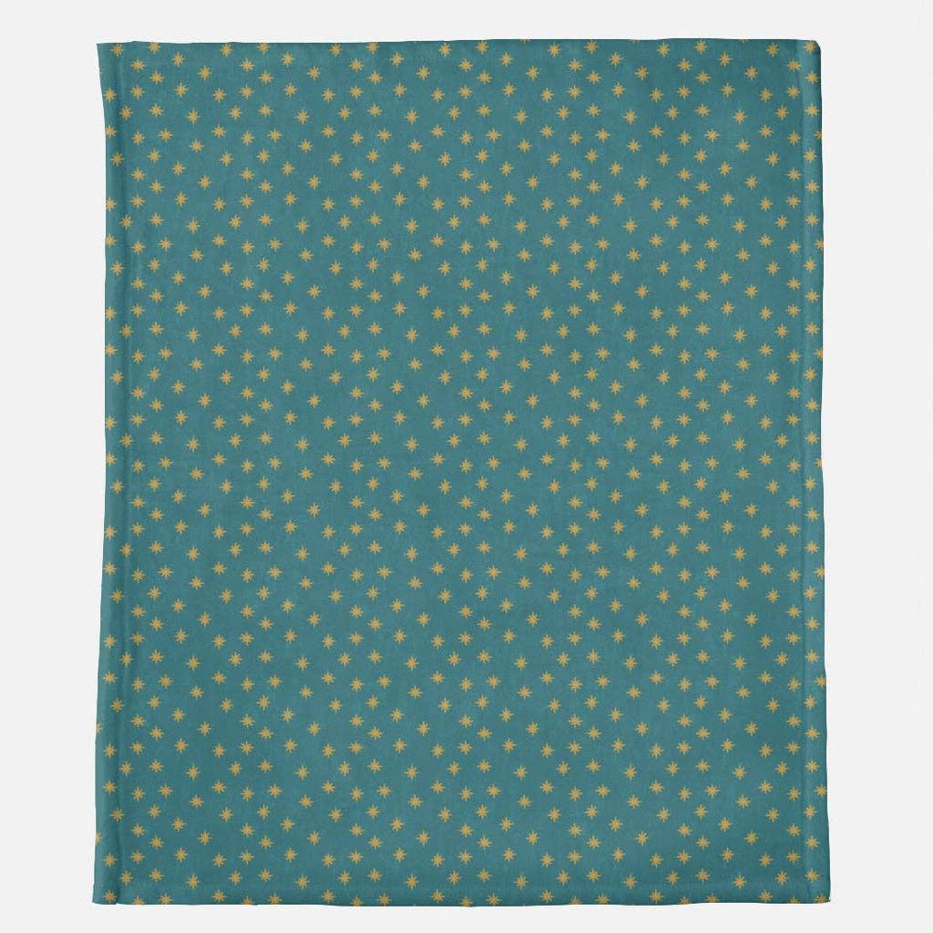 Our Lady of Guadalupe Stars Minky Blanket