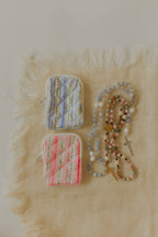 Floral Rosary Pouch