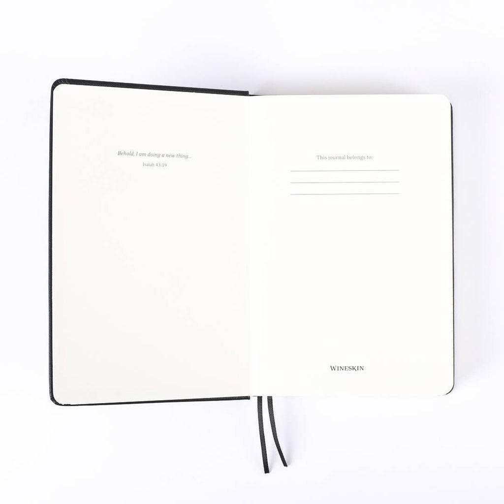 Journal Wineskin Hard Cover 420Pg - Black