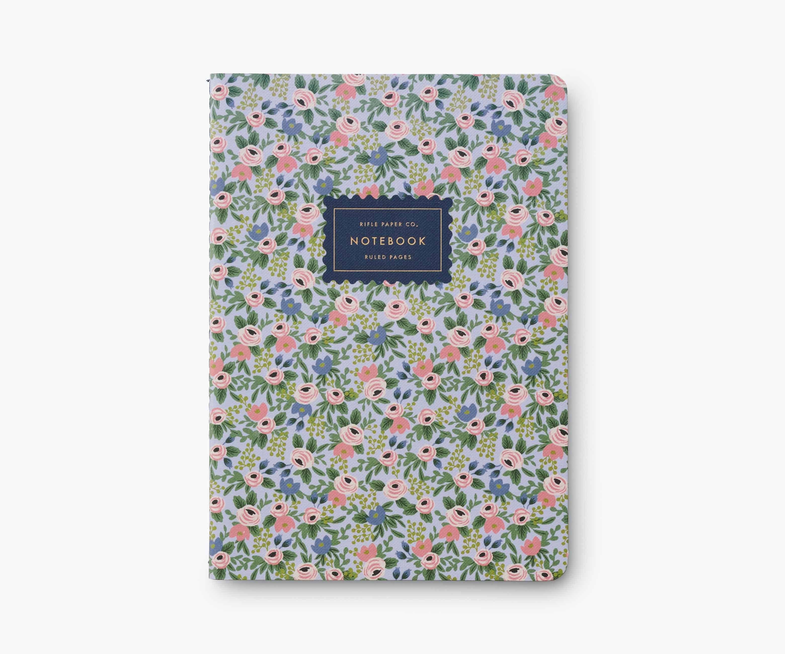 Assorted Set of 3 Rosa Notebooks