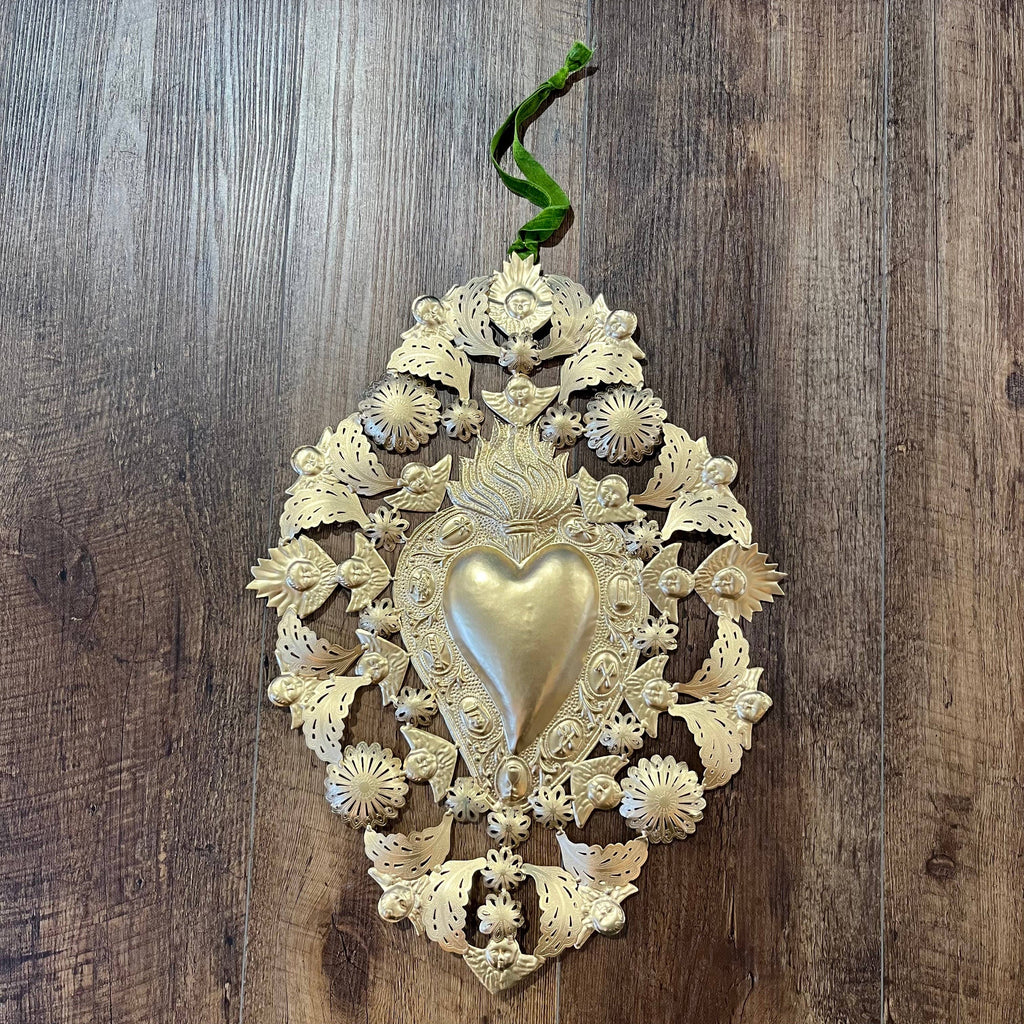 Cutout Sacred Heart Ornament