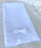 Baby Christening/Baptism burp cloth