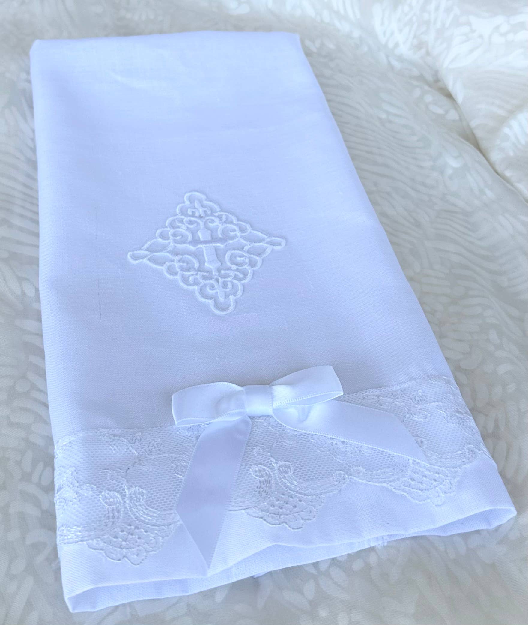 Baby Christening/Baptism burp cloth