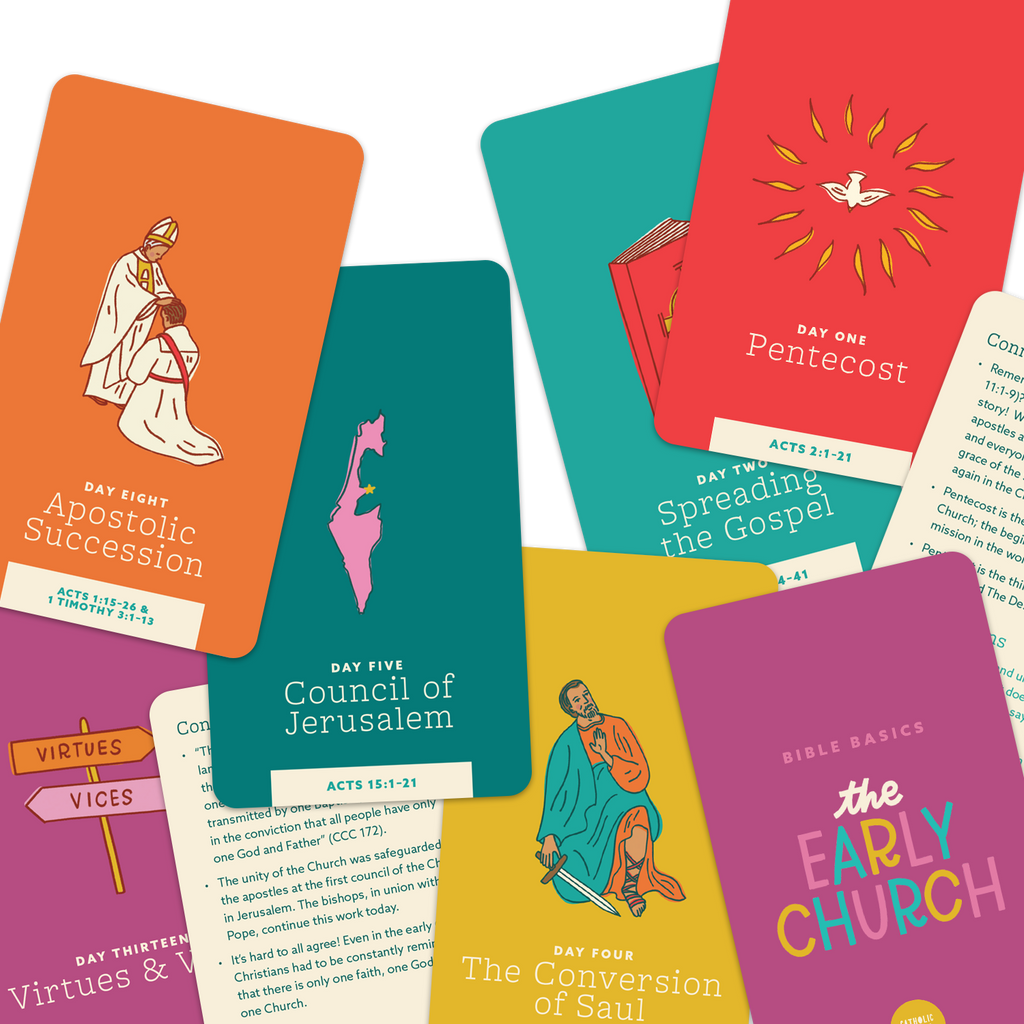 Bible Basic Cards: The Early Church (New Testament Part II)