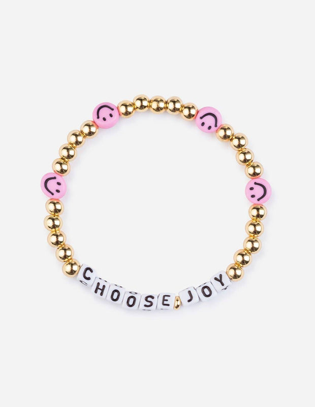 Choose Joy Letter Bracelet