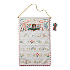Nativity Embroidered Hanging Advent Calendar