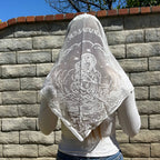 Jerusalem Veil  -White 