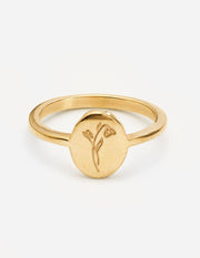 Gold Wildflower Ring