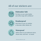 Begin Again with Joy Vinyl Sticker