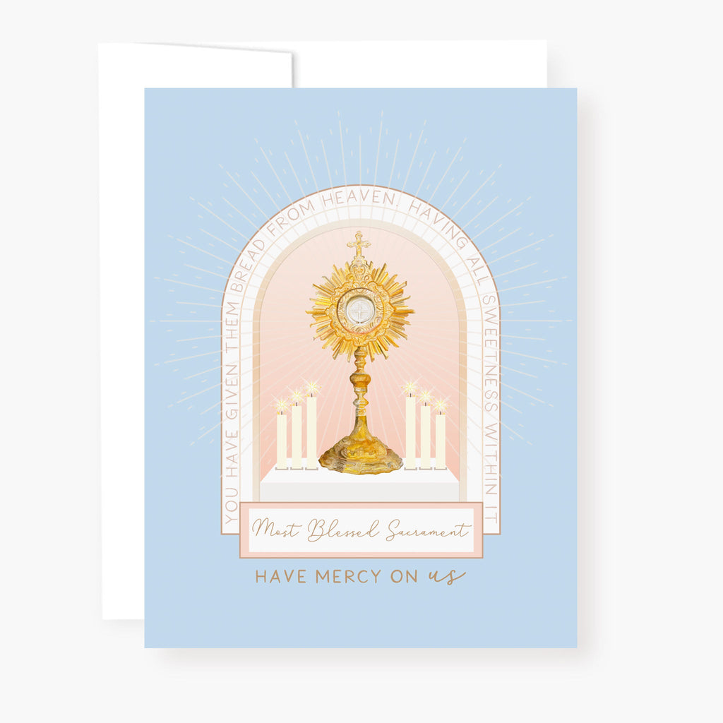 Holy Hour Card | Blue