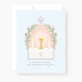 "I Prayed for you at Mass" Card | Light Blue