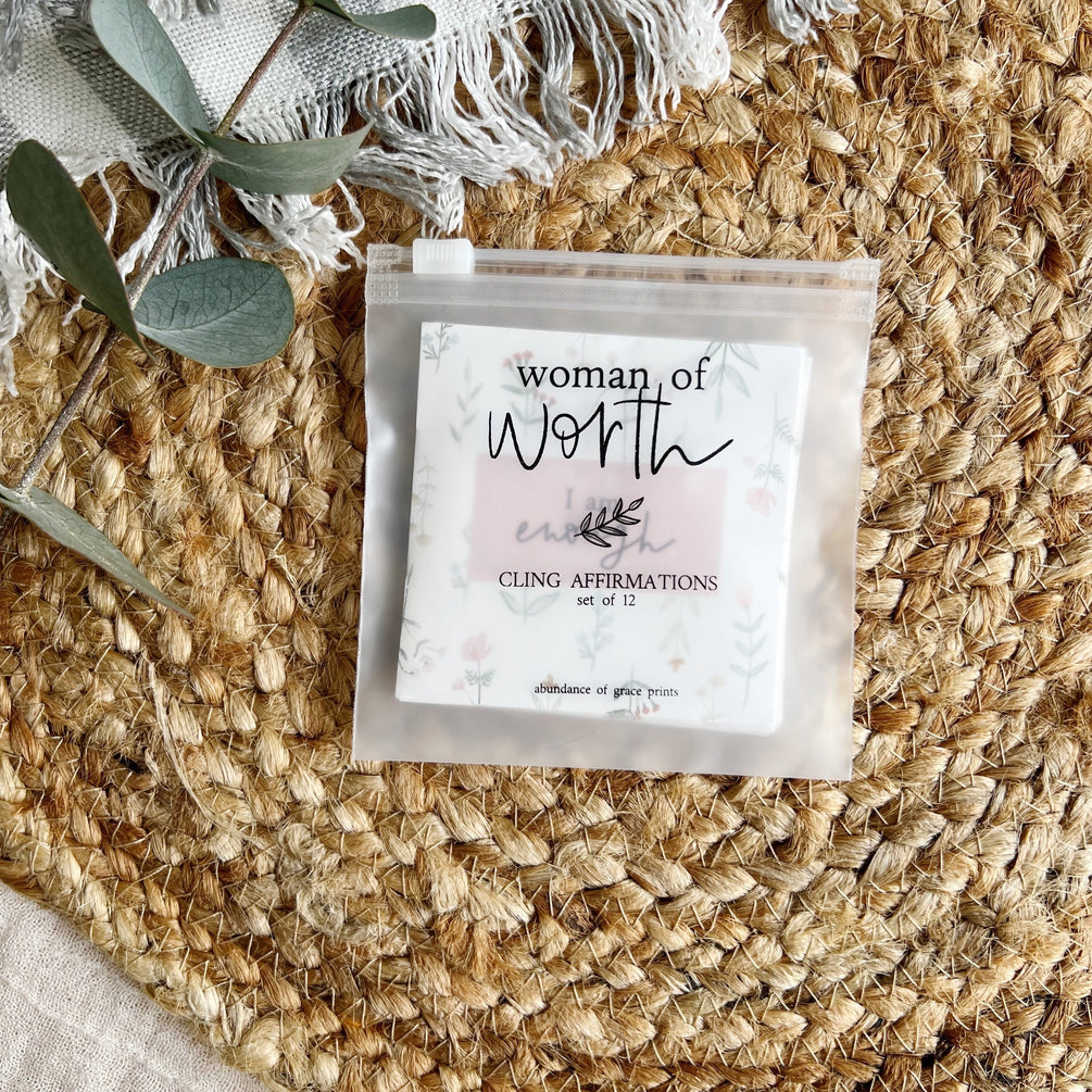 Woman of Worth Affirmation Clings