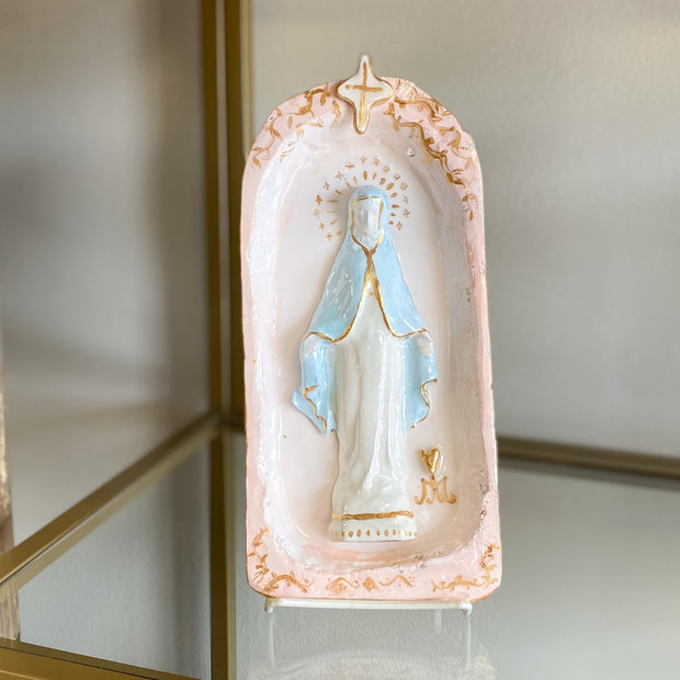 Large Decorative Plaque of Our Lady