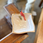 Small Cardinal Bowl