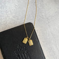 Scapular Necklace 18k 18"