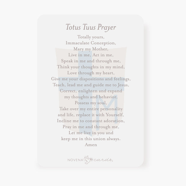 St. John Paul II Prayer Card | Banner Design | Beige