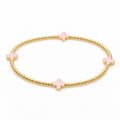 Lucy Cross Bracelets CK Pink 5.5"