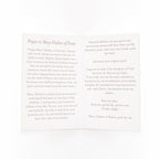Mary, Undoer of Knots Prayer Card | Blue