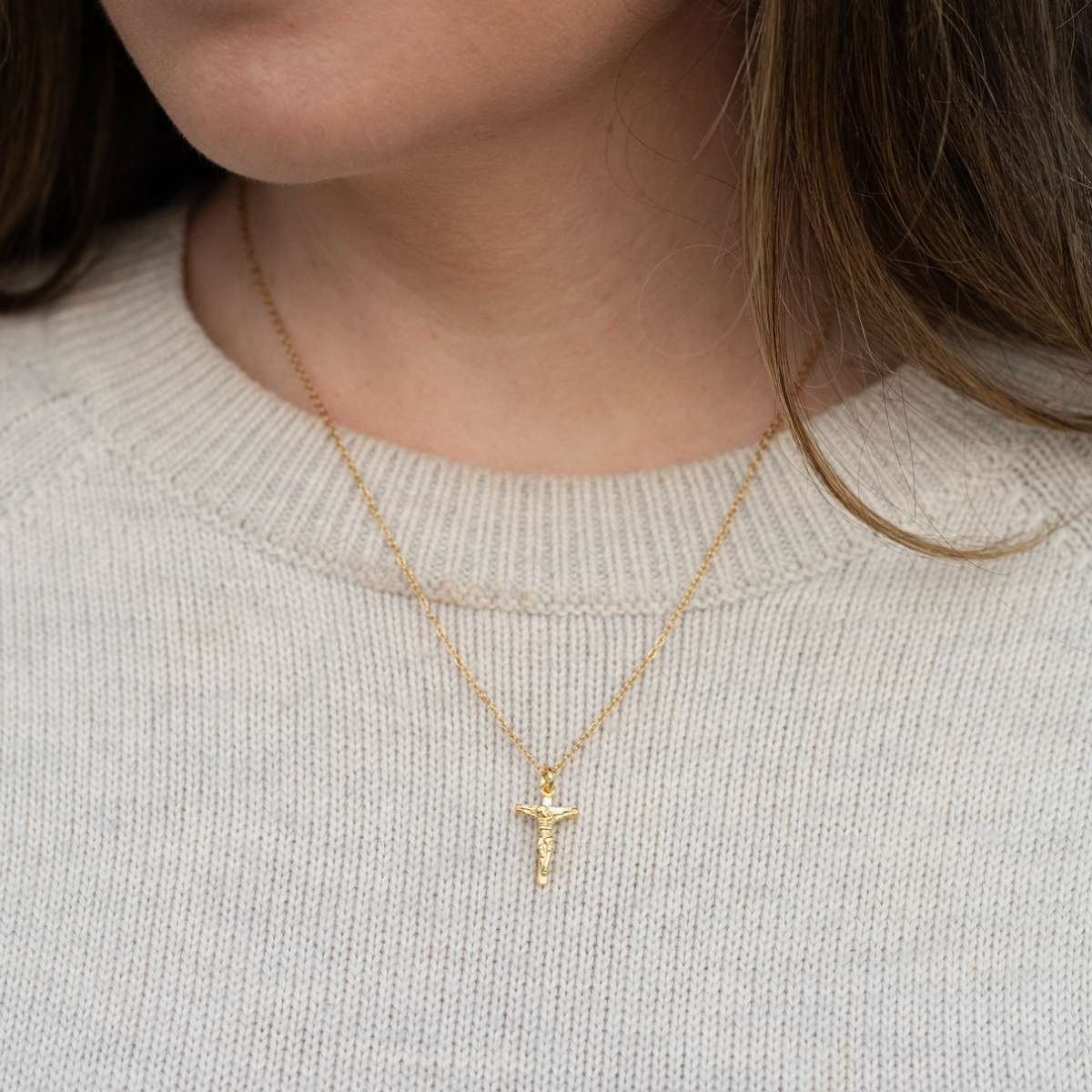 Miracle Worker Necklace 18" + 2" Gold