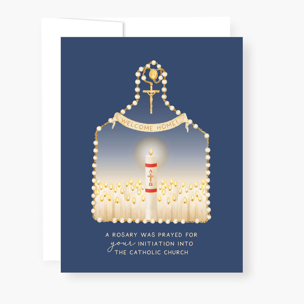 Rosary Card | Sacrament | OCIA | Easter Vigil Candles