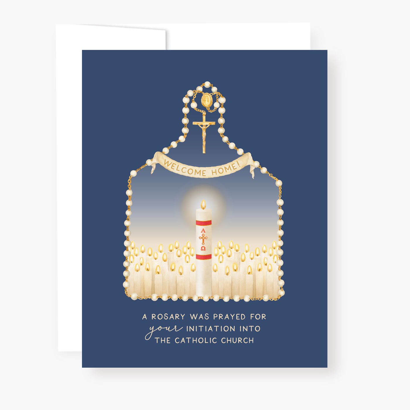 Rosary Card | Sacrament | OCIA | Easter Vigil Candles