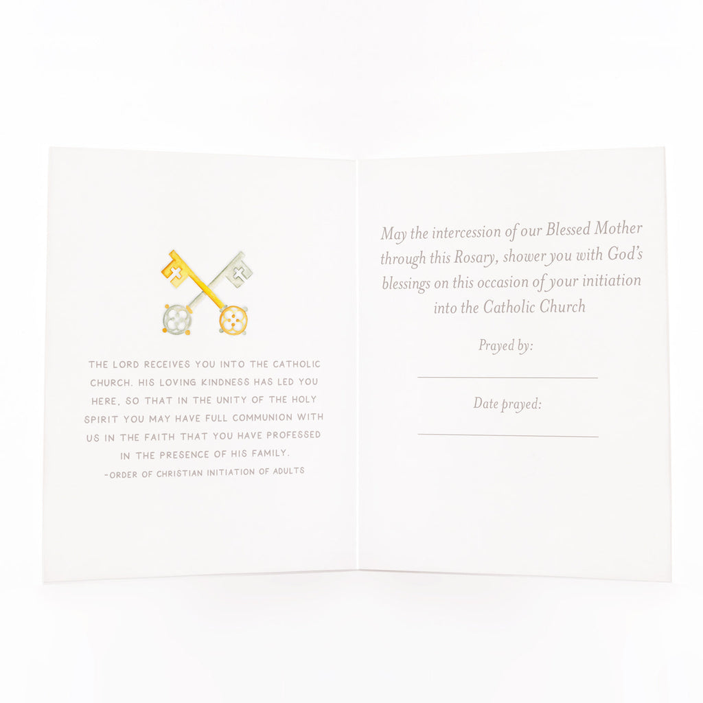 Rosary Card | Sacrament | OCIA | Easter Vigil Candles