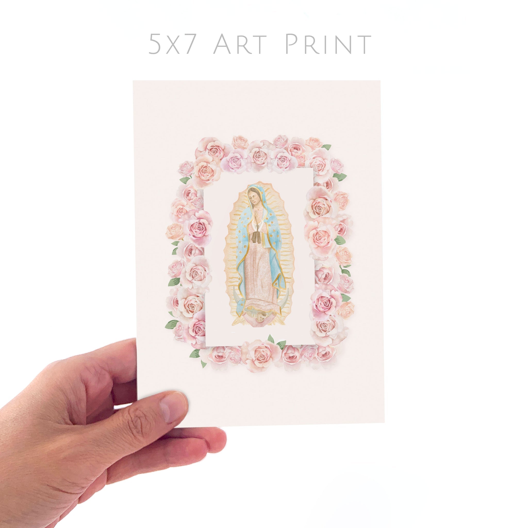 Our Lady of Guadalupe | Roses | Art Print