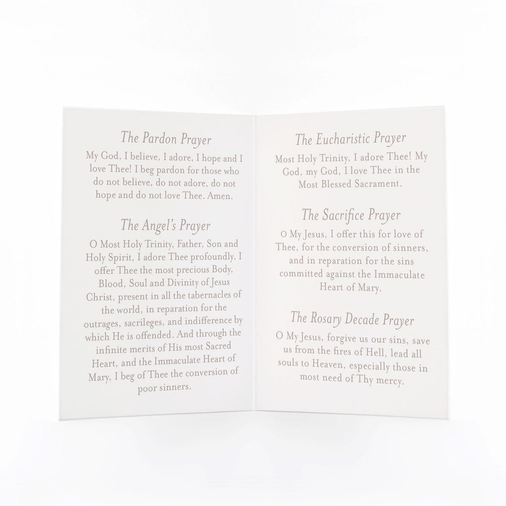 Our Lady of Fatima Prayer Card | Pray For Us