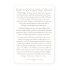 Our Lady of Good Counsel Prayer Card | Pink