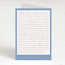 Our Lady of Hope Prayer Card | Pray for Us