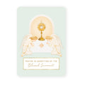 Prayer in Adoration of the Blessed Sacrament Prayer Card | Mint Green | Pack of 5