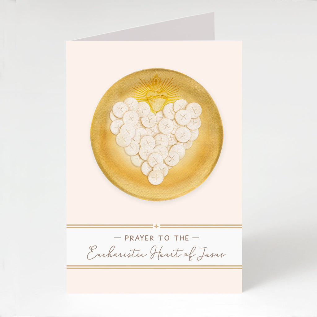 Prayer to the Eucharistic Heart of Jesus | Beige