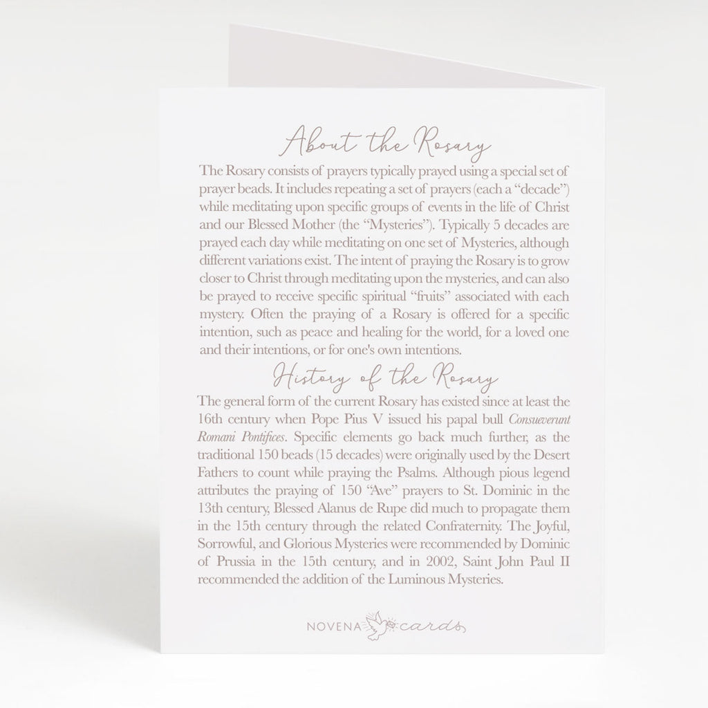 Rosary Card | Colorful Birthday Balloons | Birthday