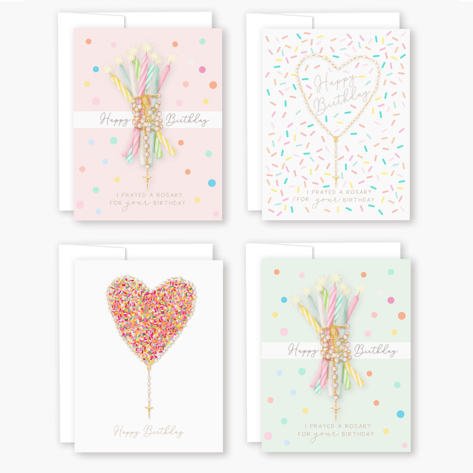 Rosary Card | Mixed Set | Birthday