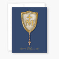 Rosary Card | Rosary Shield | Father's Day