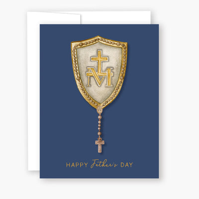 Rosary Card | Rosary Shield | Father's Day