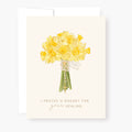 Rosary Card | Daffodils | Get Well