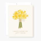 Rosary Card | Daffodils | Get Well