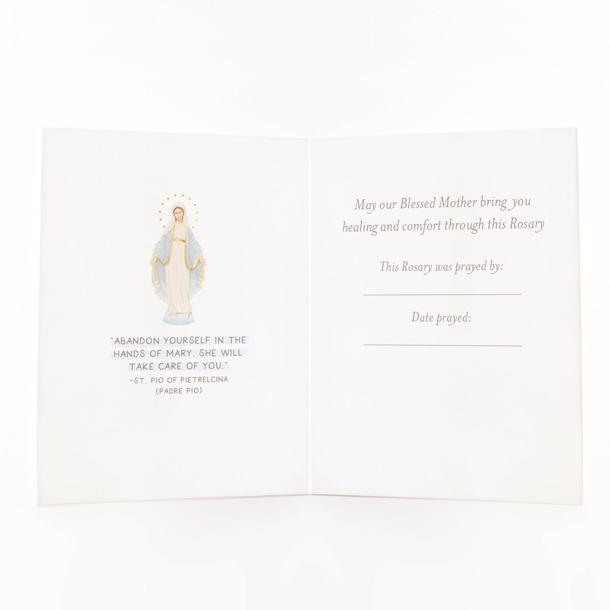 Rosary Card | Daffodils | Get Well