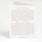 Rosary Card | Rosary of Roses Cross | Get Well
