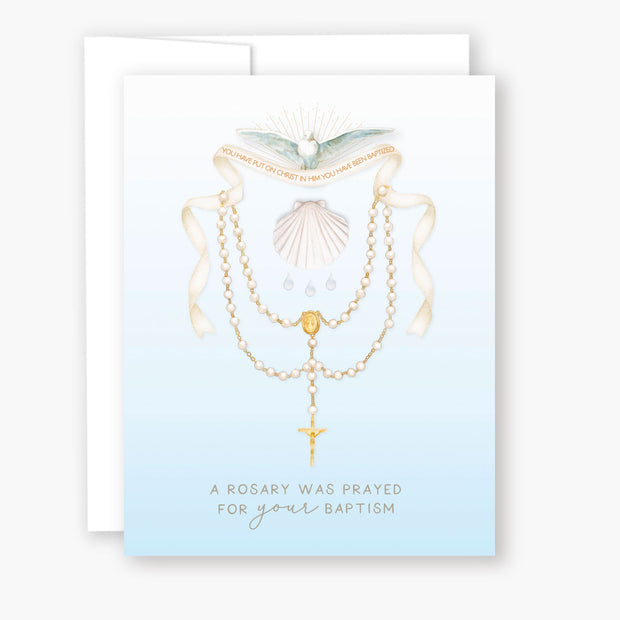 Rosary Card | Sacrament | Baptism