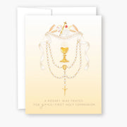 Rosary Card | Sacrament | First Holy Communion