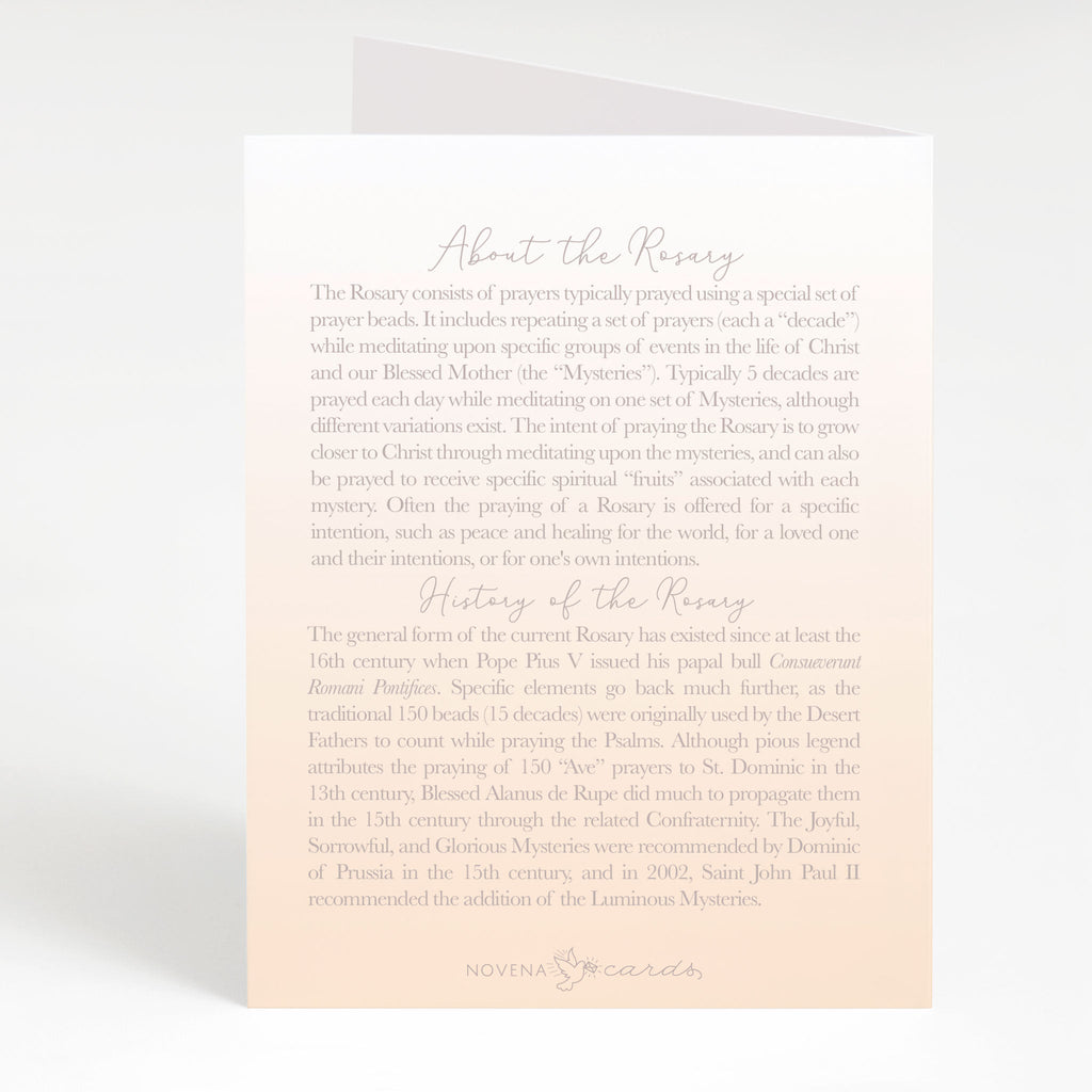 Rosary Card | Sacrament | Marriage