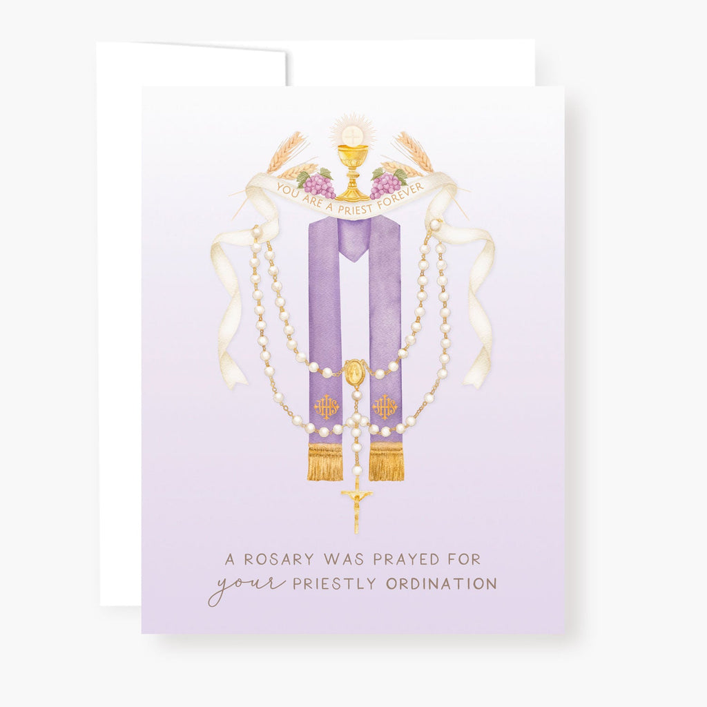 Rosary Card | Sacrament | Priestly Ordination