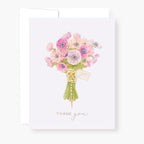 Rosary Card | Anemones | Thank You - Single Card